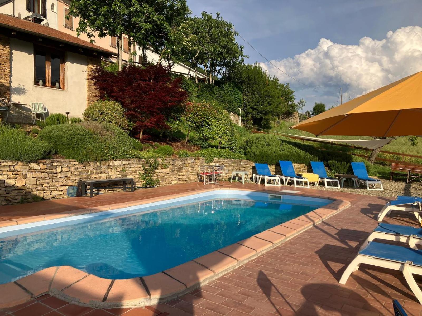 Casa Petra - Casa Tre Stelle - Casa Caneva - Ferien Fuer 6-14 Personen Ponti Exteriör bild